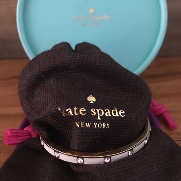 Kate Spade white/gold bracelet. - Picture 2 of 3